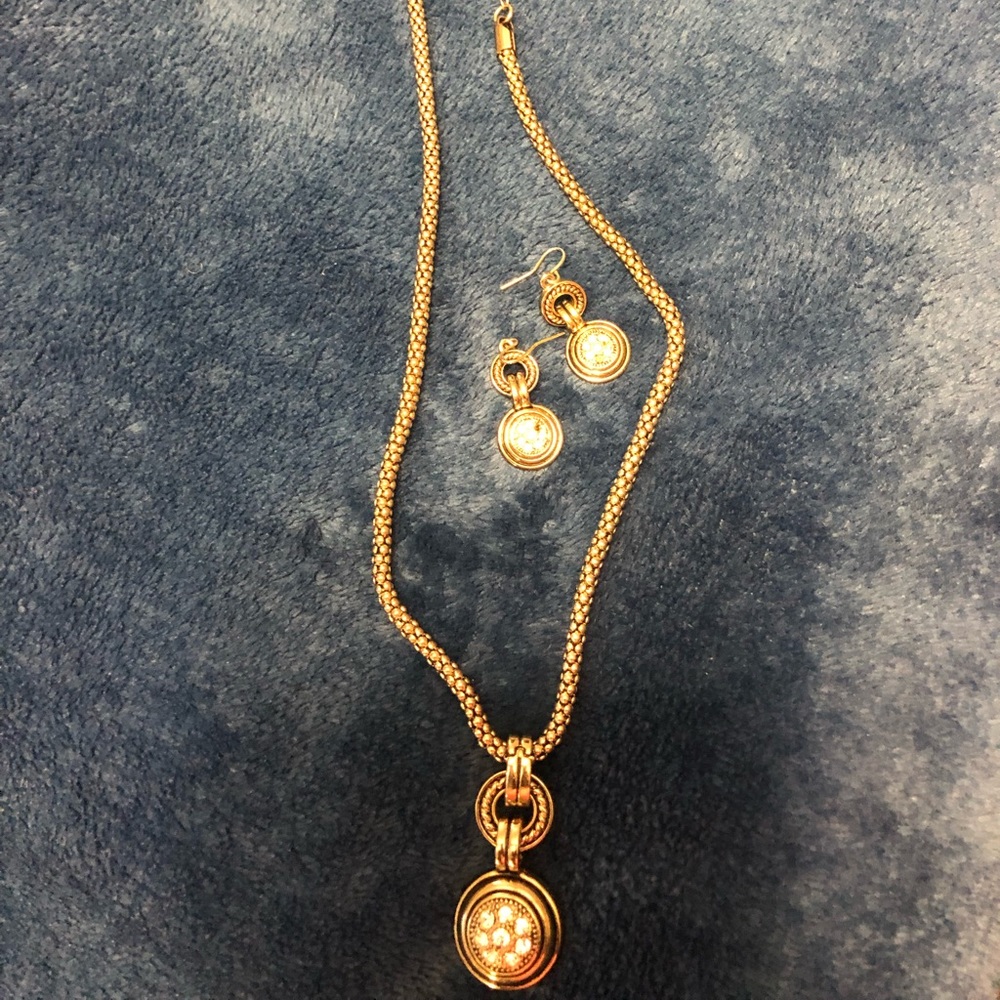 Necklace and earrings